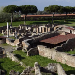 Italy. Ostia Antica. Ruins