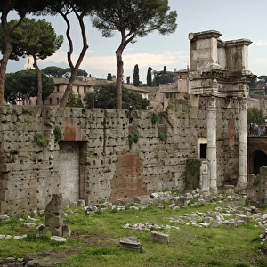 Italy. Rome. Forum of Nerva. Built in 85-97 A. C