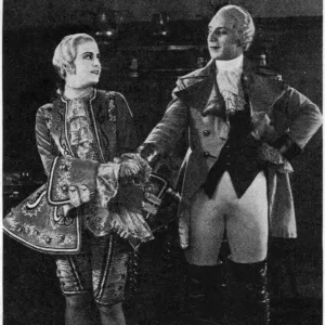 Ivan Mosjoukine and Jenny Jugo in a scene from the film Casanova (1927