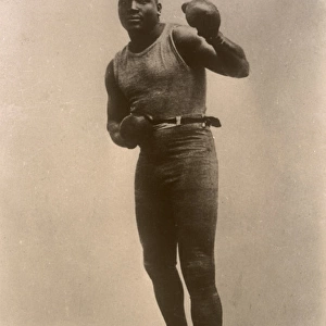 Jack Johnson, world heavyweight champion boxer