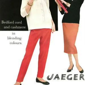 Jaeger advertisement, 1956