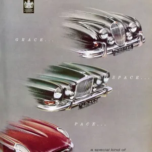 Jaguar car advertisement