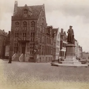 Jan van Eyck Square, Bruges, Belgium