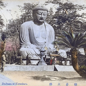 Japan - Great statue of Buddha Daibutsu at Kamakura
