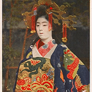 Japanese actress in spectacular costume