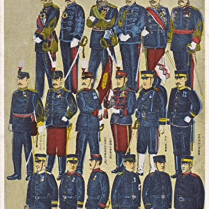 Japanese Military Types - Officers / Personnel