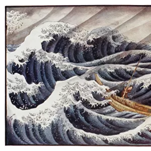 A Japanese Storm at Sea