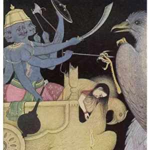 Jatayus Fights Ravana