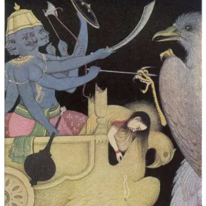 Jatayus Fights Ravana