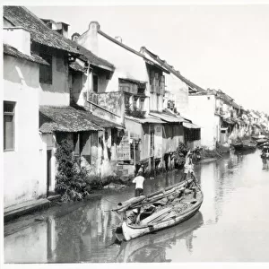 Java, Indonesia - Batavia - A backstreet canal