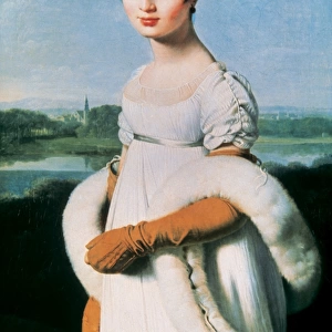 Jean Auguste Dominique Ingres (1780-1867). Portrait of Madam