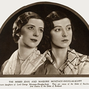 Jean and Marjorie Montagu-Douglas-Scott by Mme Yevonde