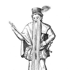 Jean Staininger, long bearded man