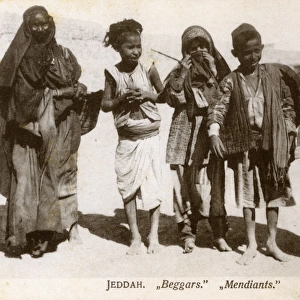 Jeddah, Saudi Arabia - Beggar Children