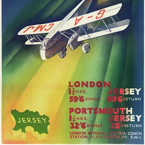 Jersey Airways Poster