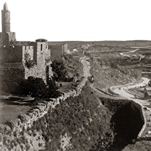 Jerusalem, Palestine (Israel) circa 1880s - Road to Bethlehe