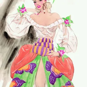 Murrays Cabaret Club Print - Original Costume Design Murrays Cabaret Club Print - Original Costume Design
