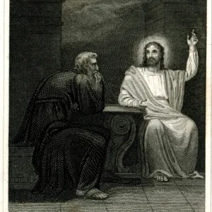 Jesus instructing Nicodemus