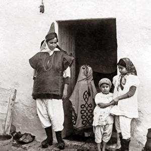 Jewish home, Tunis, Tunisia circa 1890