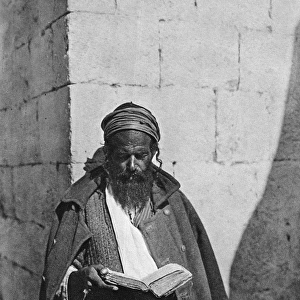 Jewish man praying, Jerusalem