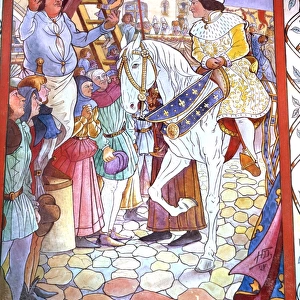 Joan of Arc - Wall Painting - Chateaux Bougival
