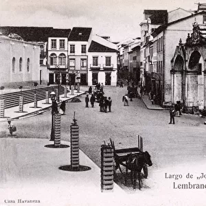 Joao Franco Street, Ponta Delgada, Sao Miguel Island, Azores