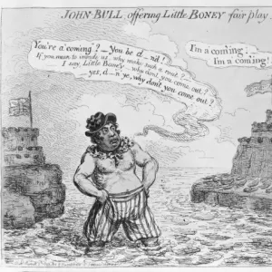 John Bull offering Little Boney fair play