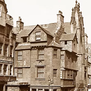 John Knox House and Temperance Hotel, Royal Mile, Edinburgh