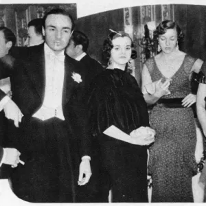 John Profumo at a nightclub, 1934