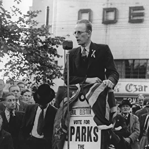 Joseph Alfred Sparks campaigning