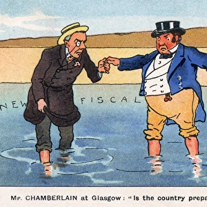 Joseph Chamberlain leading John Bull deeper