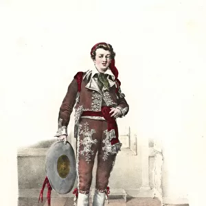 Joseph-Isidore Samson as Figaro in Le Barbier