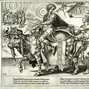 Joseph Riding On A Bull