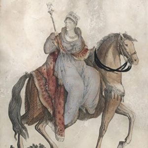 Josephine on a Horse