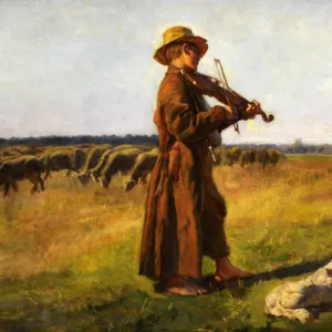 Jozef Marian Chelmonski (1849-1914). Herdsman, 1897