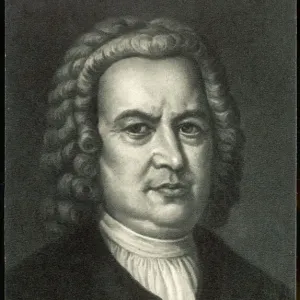German Baroque Composer Johann Sebastian Bach. Art Prints