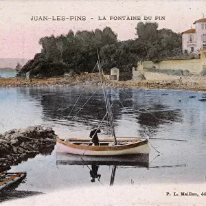 Juan-les-Pins - La Fontaine du Pin