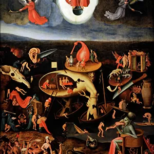 The Last Judgement, 1540. Hieronymus Bosch (1450-1516). Deta