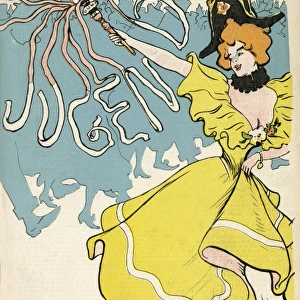 Jugend front cover, woman in a yellow dress