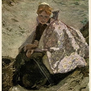 Jugend front cover, young woman in the countryside