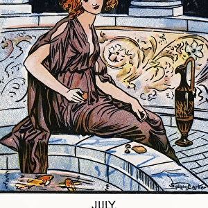 July. Goddess Aphrodite
