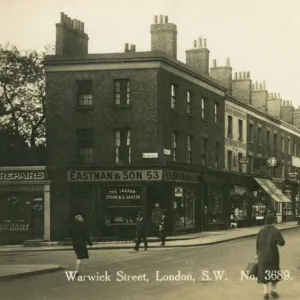 Junction of Warwick Way and Guildhouse Street, London