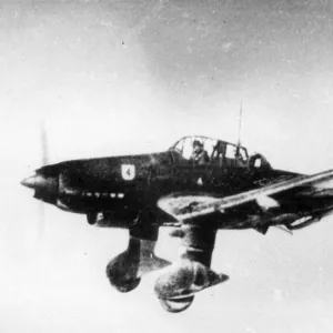 Junker Ju87D in flight