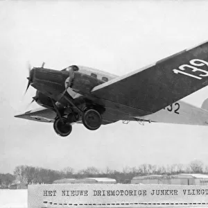 Junkers G-23 Trimotor Landing