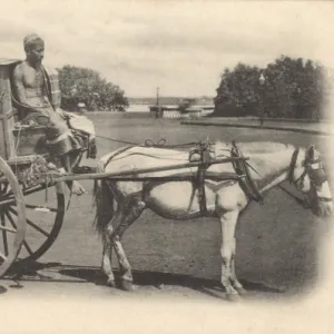 A Jutka carriage - India