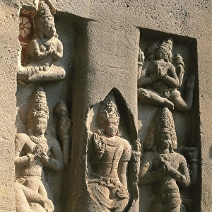 Kailashnath Temple. 8th c. INDIA. Ellora. Ellora
