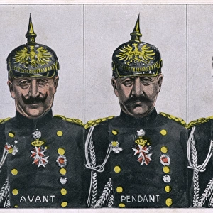 The Kaiser suffers throughout the war