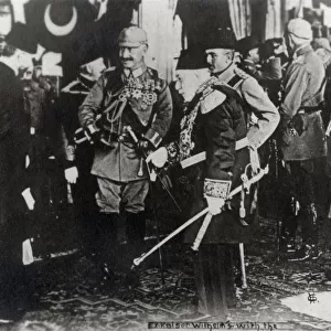 Kaiser Wilhelm II with Sultan Reshad V - Istanbul, Turkey