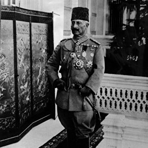 Kaiser Wilhelm II in Turkish uniform and fez, WW1