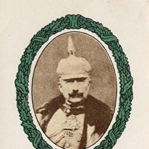 Kaiser Wilhelm II - Turkish WW1 Propaganda Postcard
